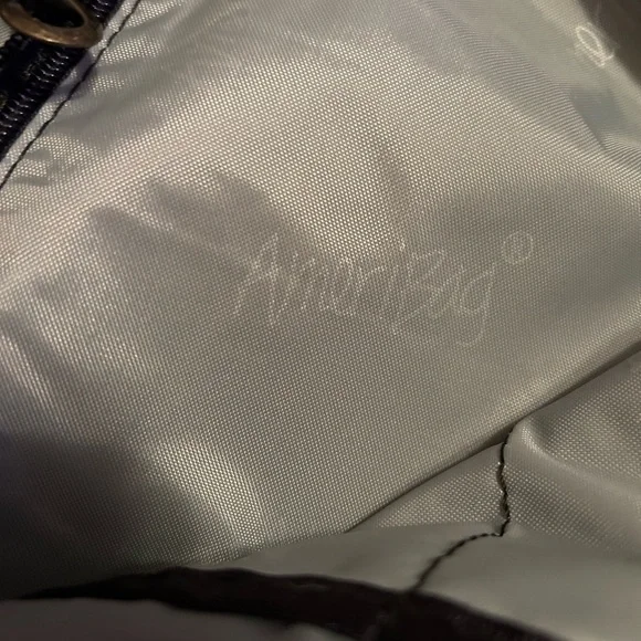 LL Bean Brown Leather Sling AmeriBag - Picture 13 of 14